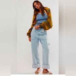 We The Free Major Leagues Women's Light Blue Jeans Size 31